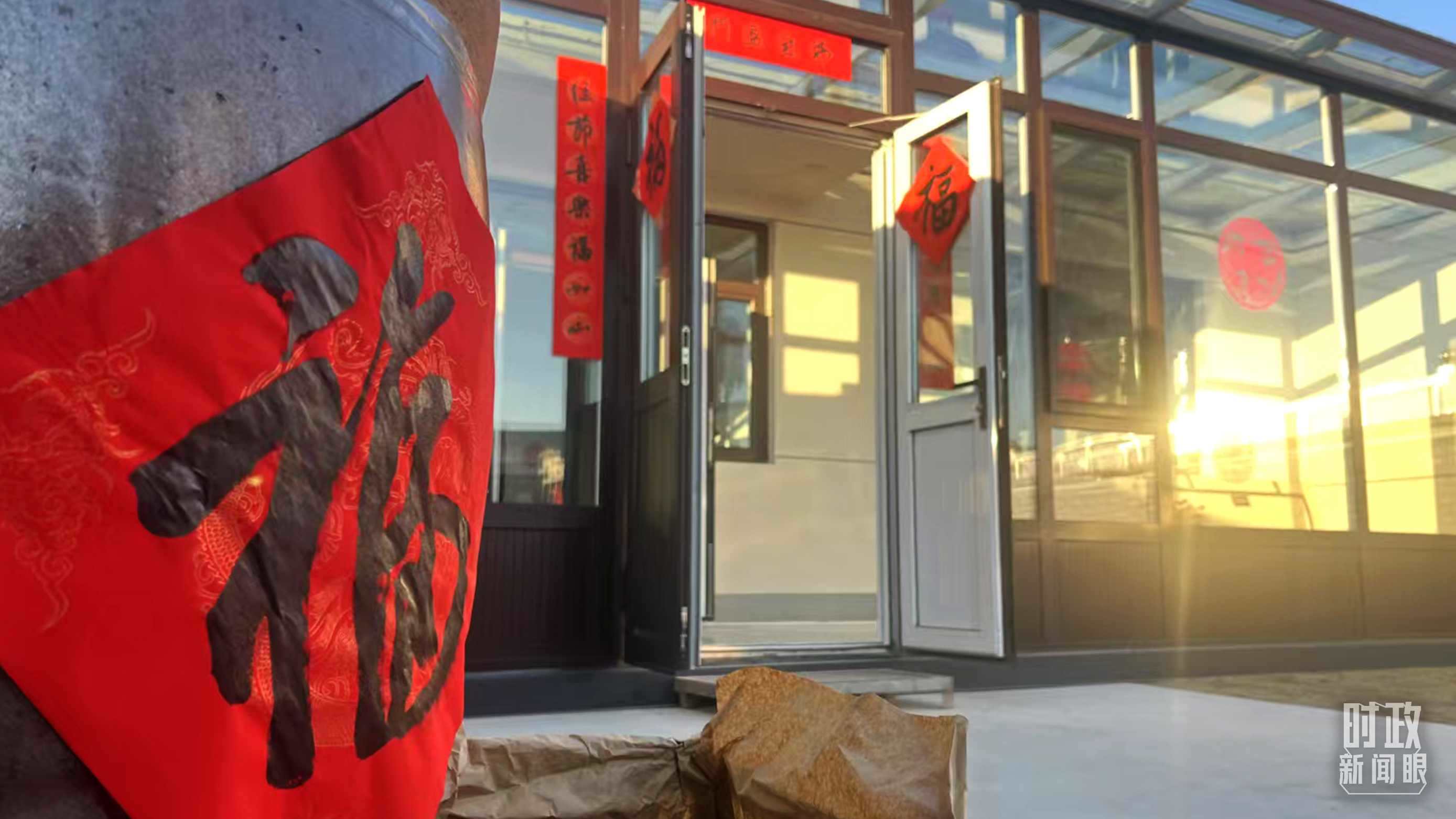 祝家溝村新居。（總臺(tái)央視記者李煒拍攝）