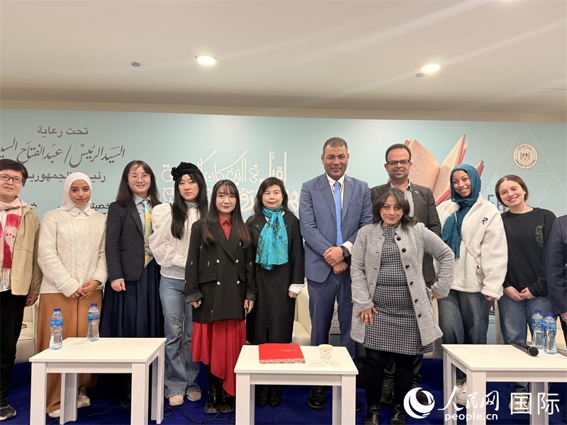 “中國與埃及：古往今來的聯(lián)系”主題分享會，人民網(wǎng)記者黃培昭攝