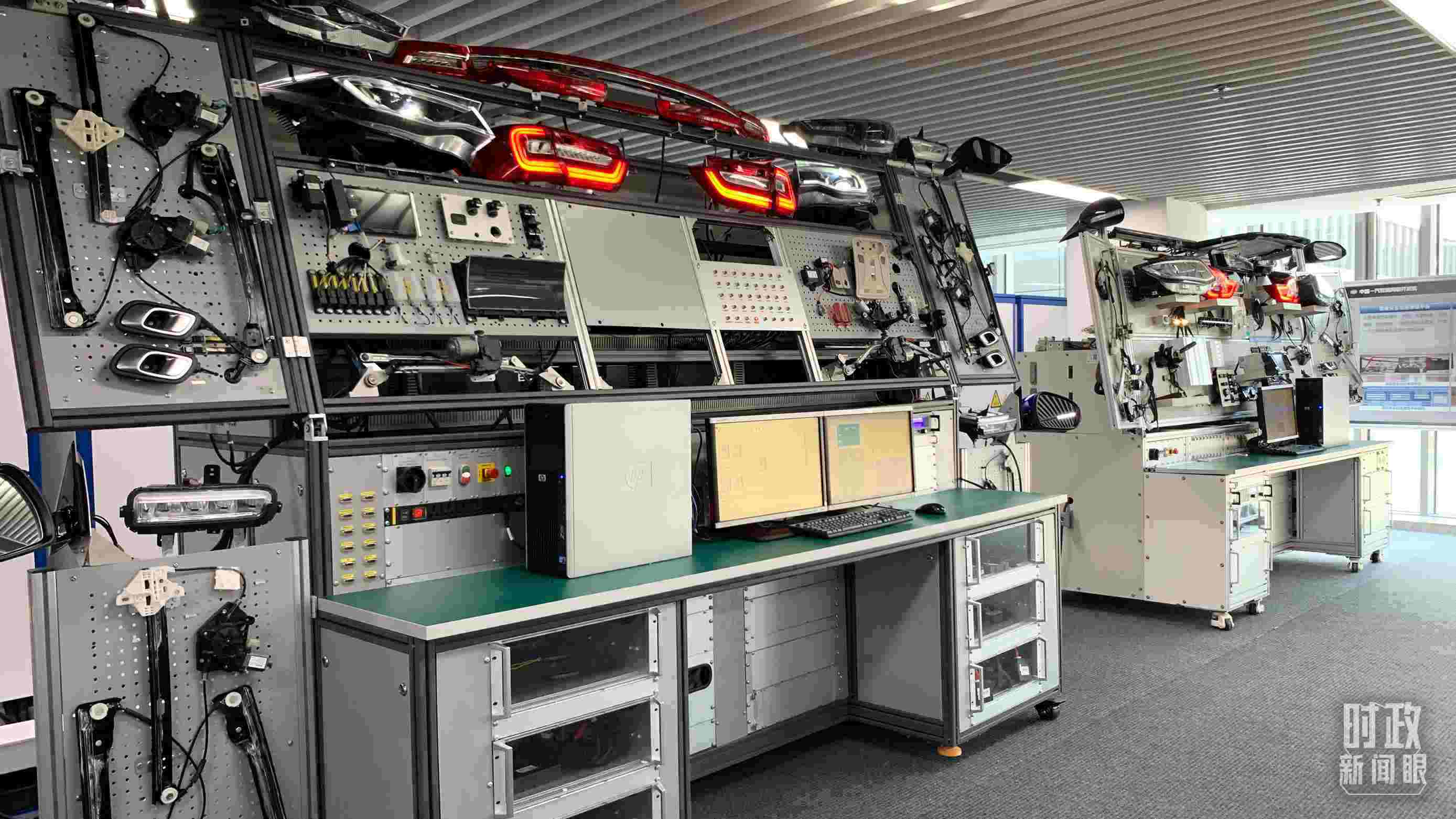 △吉林長春，一汽整車硬件測試實驗室。（總臺央視記者邢彬拍攝）