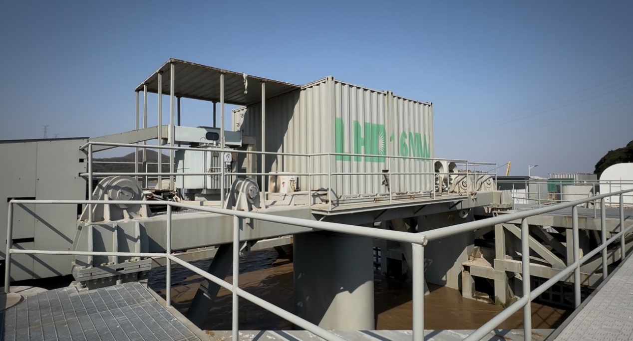 LHD潮流能發(fā)電站。人民網(wǎng)記者 王紹紹攝