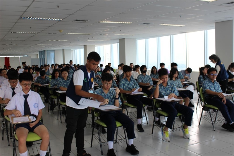 考試現(xiàn)場(chǎng)。印尼雅加達(dá)華文教育協(xié)調(diào)機(jī)構(gòu)供圖