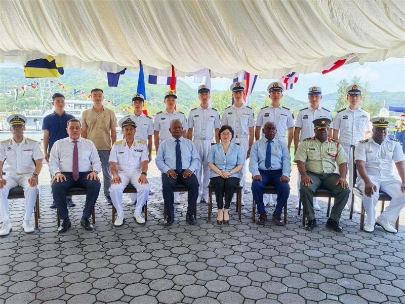 儀式現(xiàn)場。中國駐塞舌爾大使館供圖