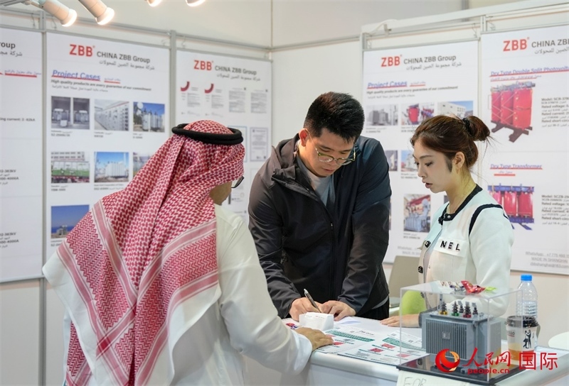 展會現(xiàn)場。人民網 塔里克·易卜拉欣攝