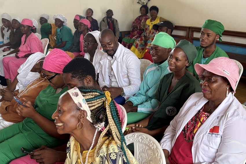 【2】圖為活動現(xiàn)場。中國（山西）第24批援喀麥隆姆巴爾馬尤醫(yī)療隊 供圖