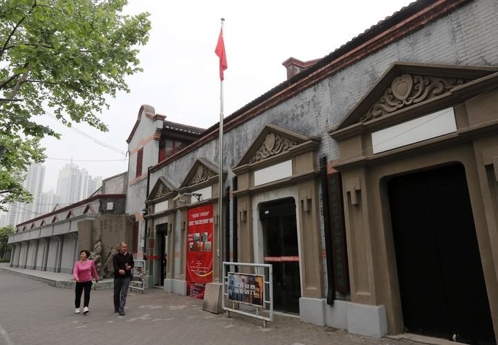 這是2018年5月1日拍攝的中國勞動組合書記部舊址陳列館外景。新華社記者 劉穎 攝