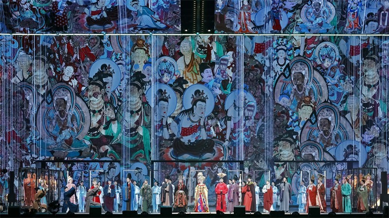 《受到召喚·敦煌》劇照。國話供圖