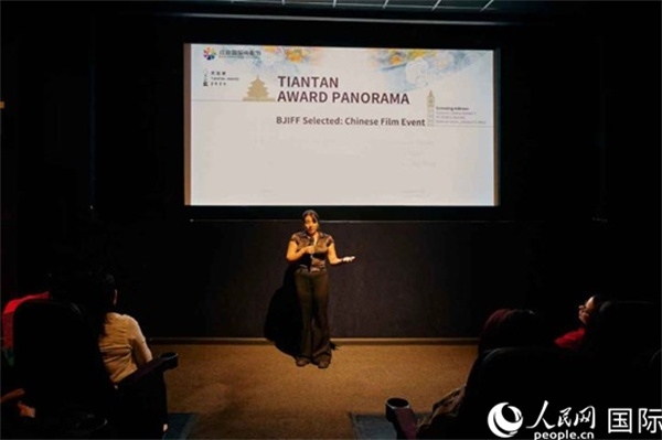 天壇映像全球巡展·倫敦站放映現(xiàn)場。楊浩鵬攝