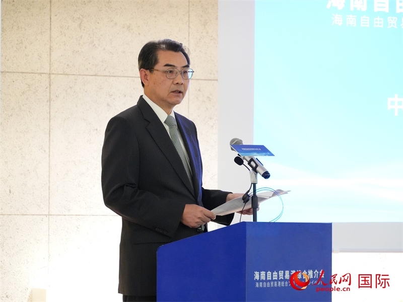 中國(guó)駐日本大使吳江浩致辭。人民網(wǎng) 許可攝