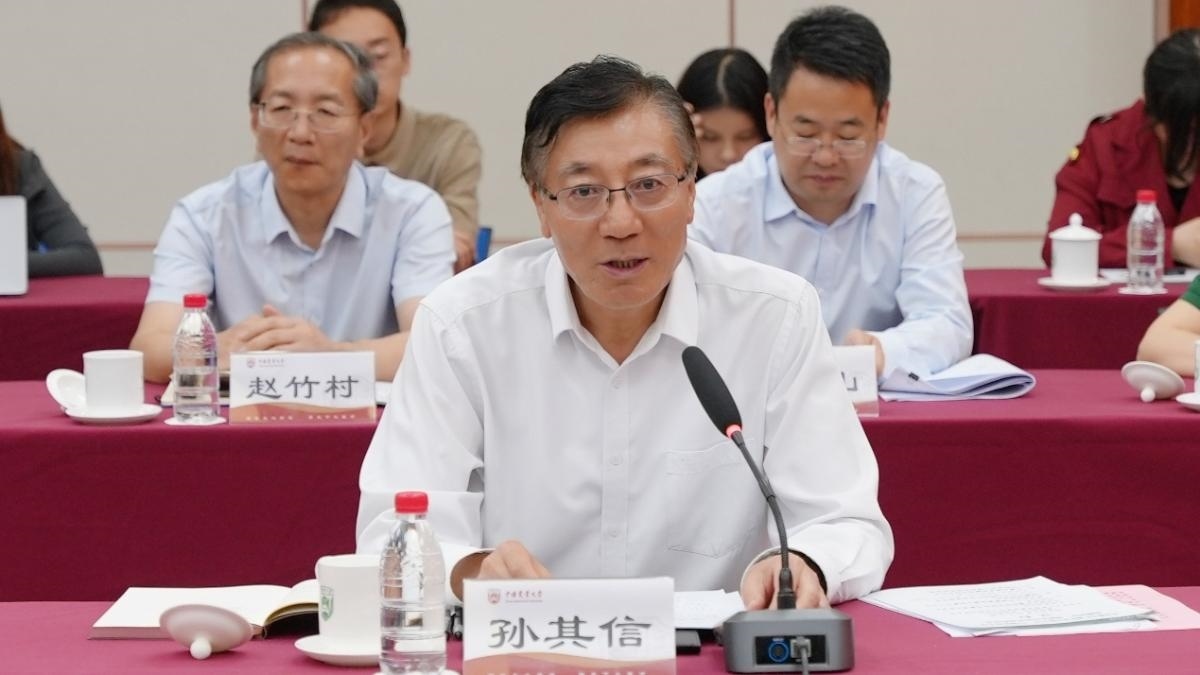 中國工程院院士、中國農(nóng)業(yè)大學(xué)校長孫其信。校方供圖