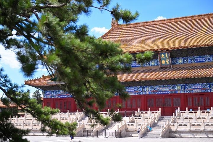 2023年7月8日拍攝的太廟享殿（也稱前殿）。